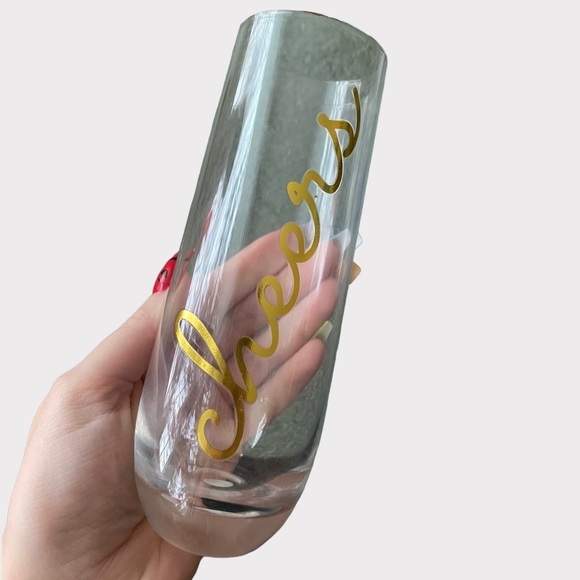 Miss TO MRS | Champange Glasses with Cheers in Gold - Picture 2 of 3